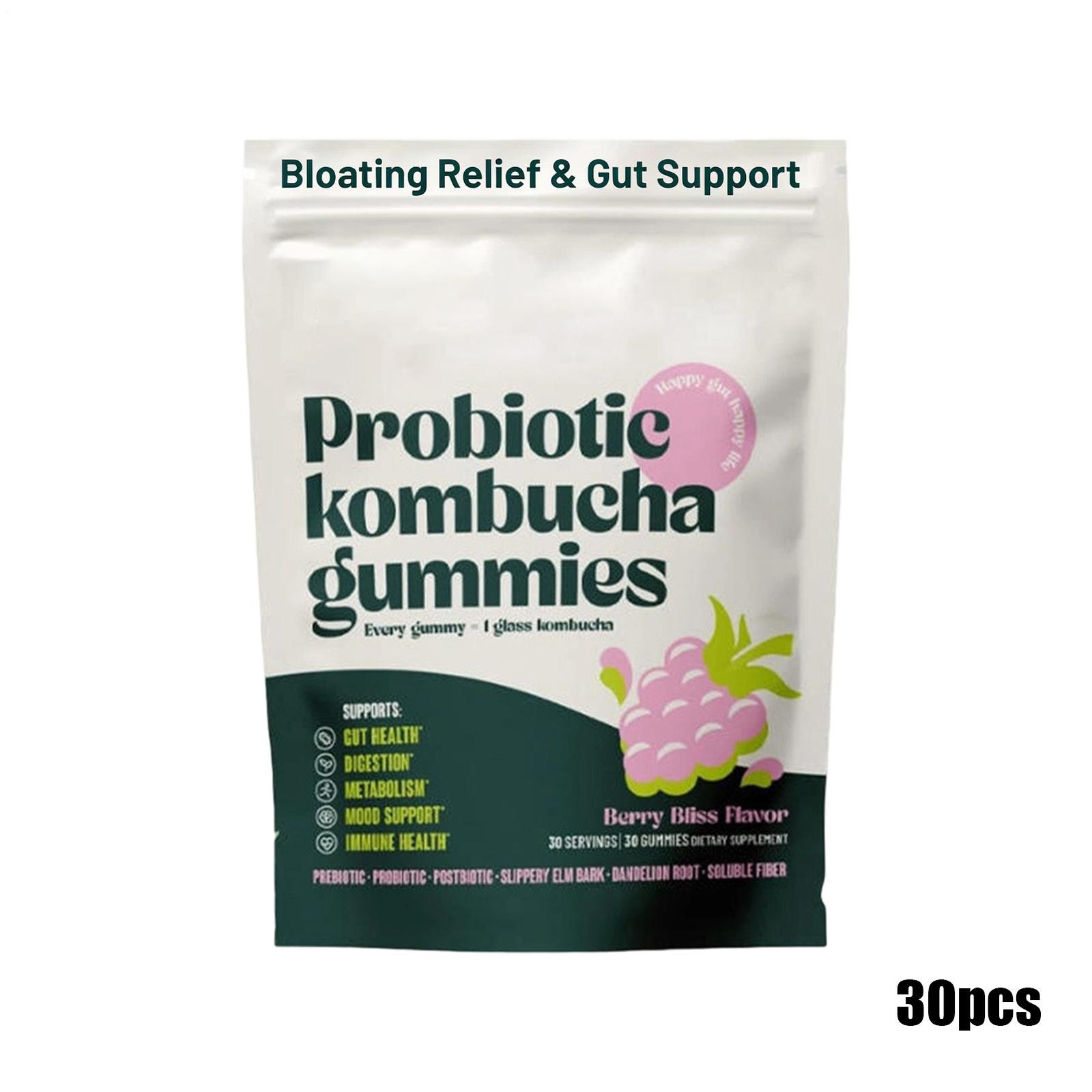 Probiotic Kombucha Gummy – Prebiotics, Gut Health – Probiotics For Women And Man