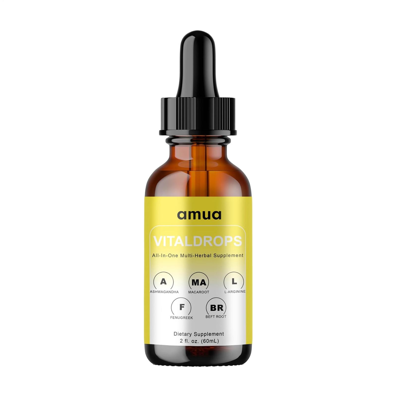AMUA Vital Drops Organic Herbal Liquid Nutritional Blend | Supports Healthy Weig