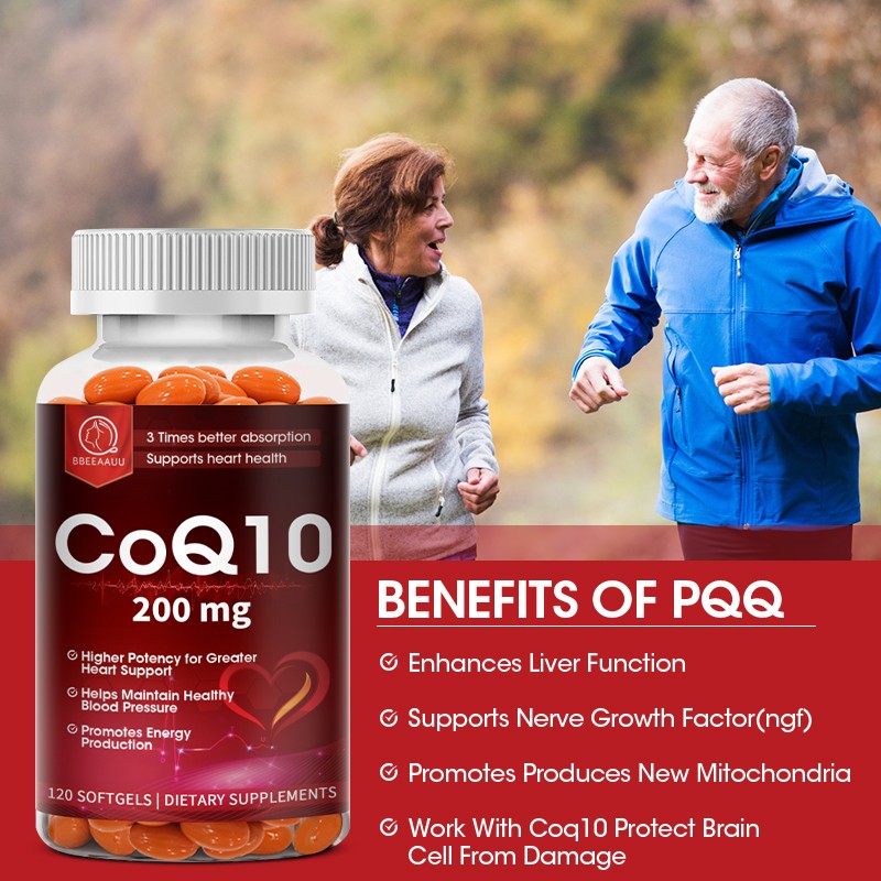 CoQ10 200mg, 120 Capsules, Vegetarian Capsules, Non-GMO