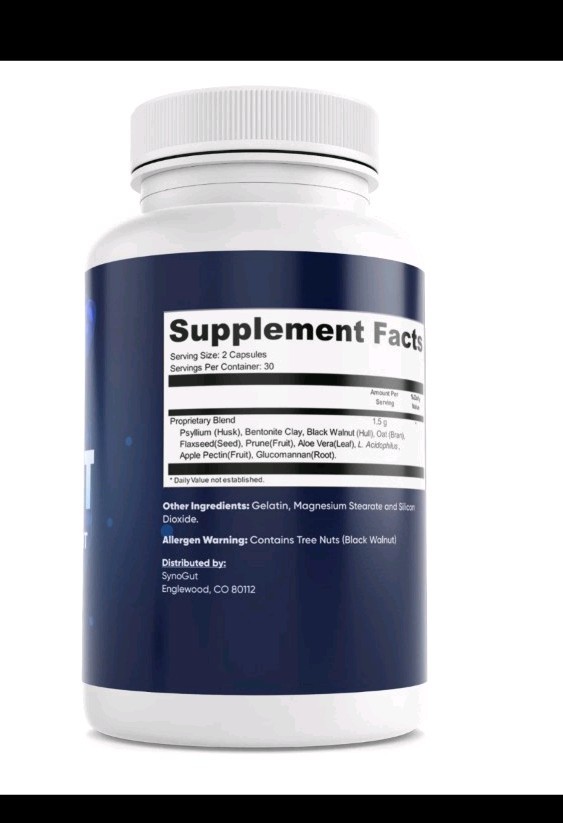 Synogut Pills Dietary Supplement for Gut Health (60 Capsules)