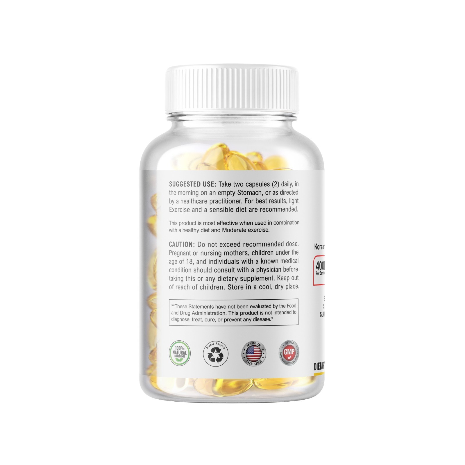 Magnesium Glycinate 400mg 250 Softgels For Sleep, Stress Relief Support Bone
