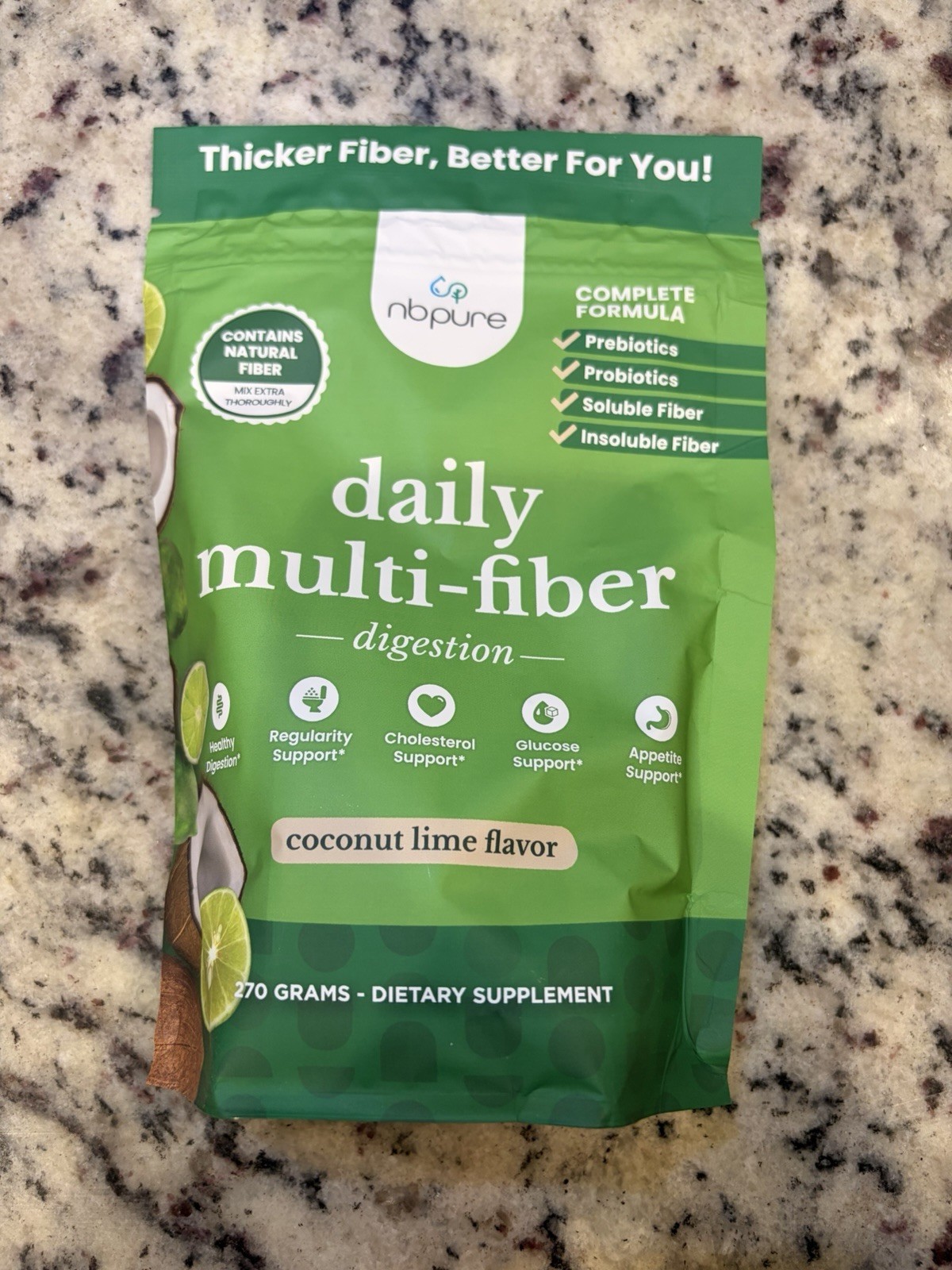 Nbpure & Supergut Daily Prebiotic Fiber Powder Digestion And Appetite Support