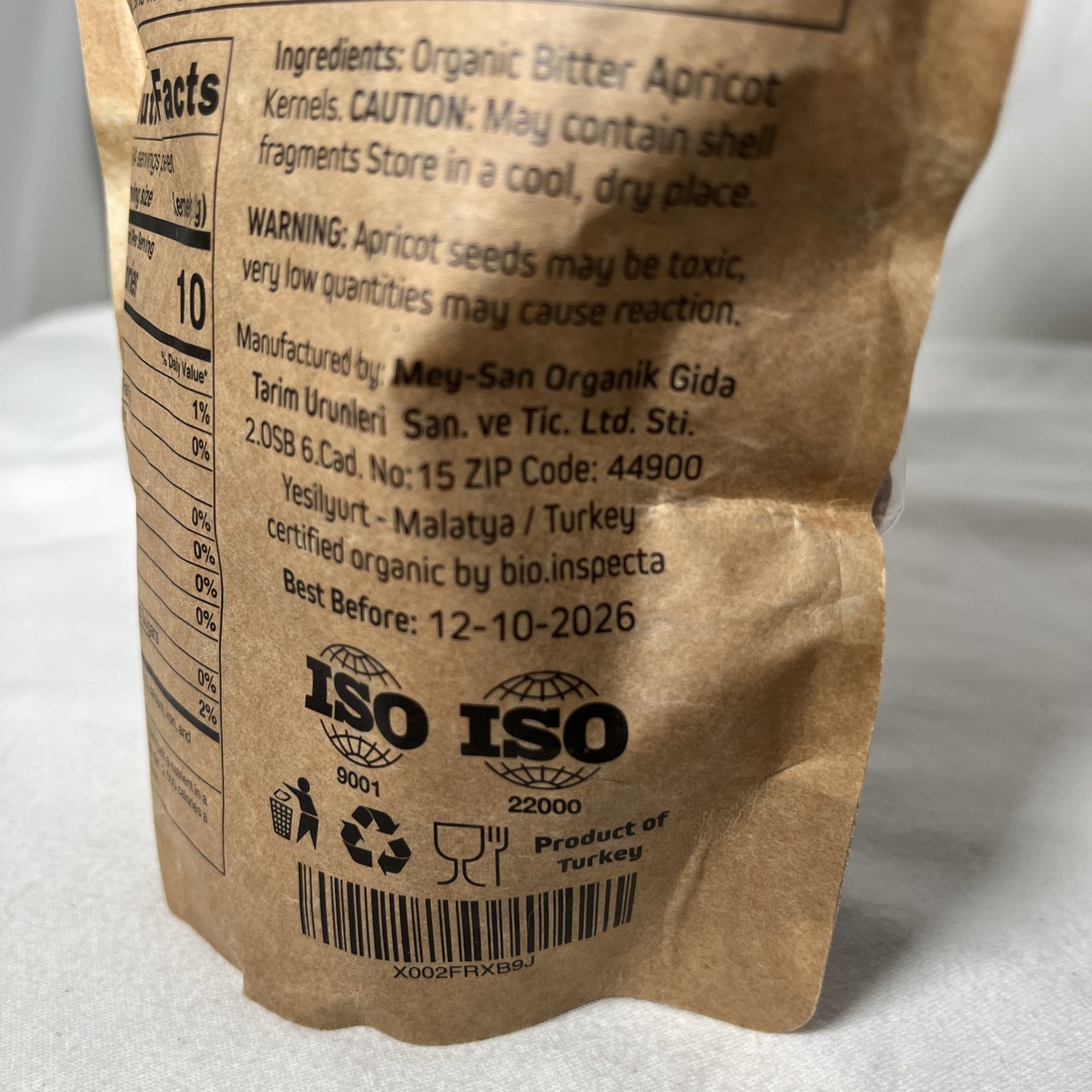Bitter Apricot Kernels 1LB-100% USDA Certified Organic Bitter Apricot Seeds Free