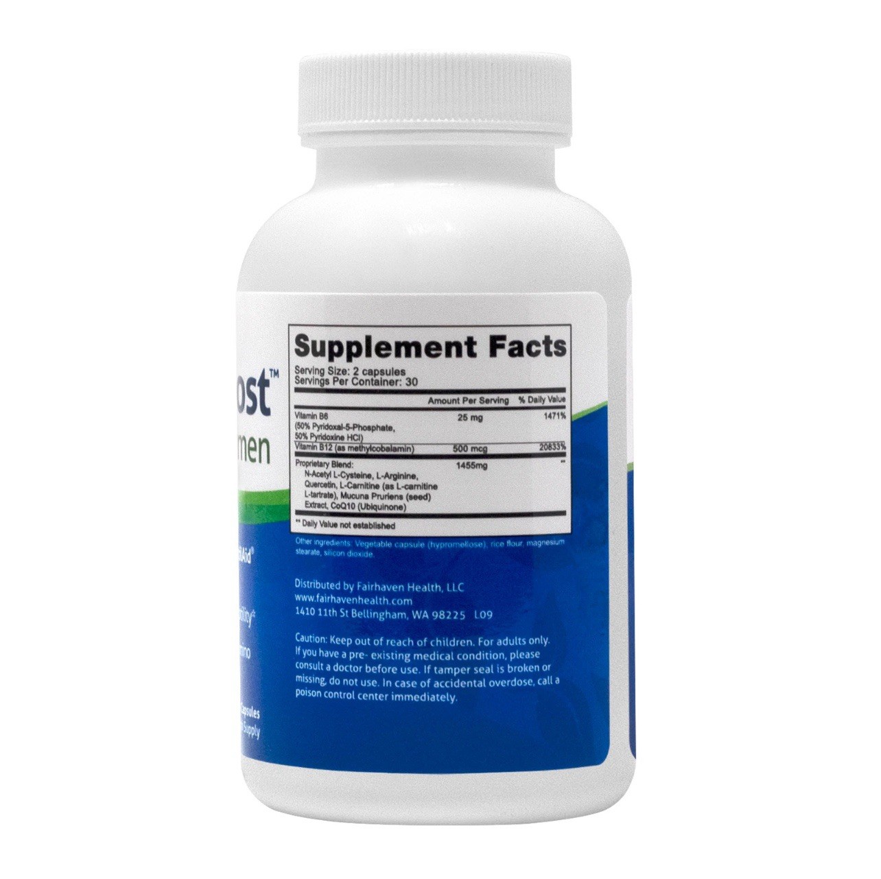 Fairhaven Health, MotilityBoost for Men 60 Capsules Expires: 02/2026 Brand 🆕