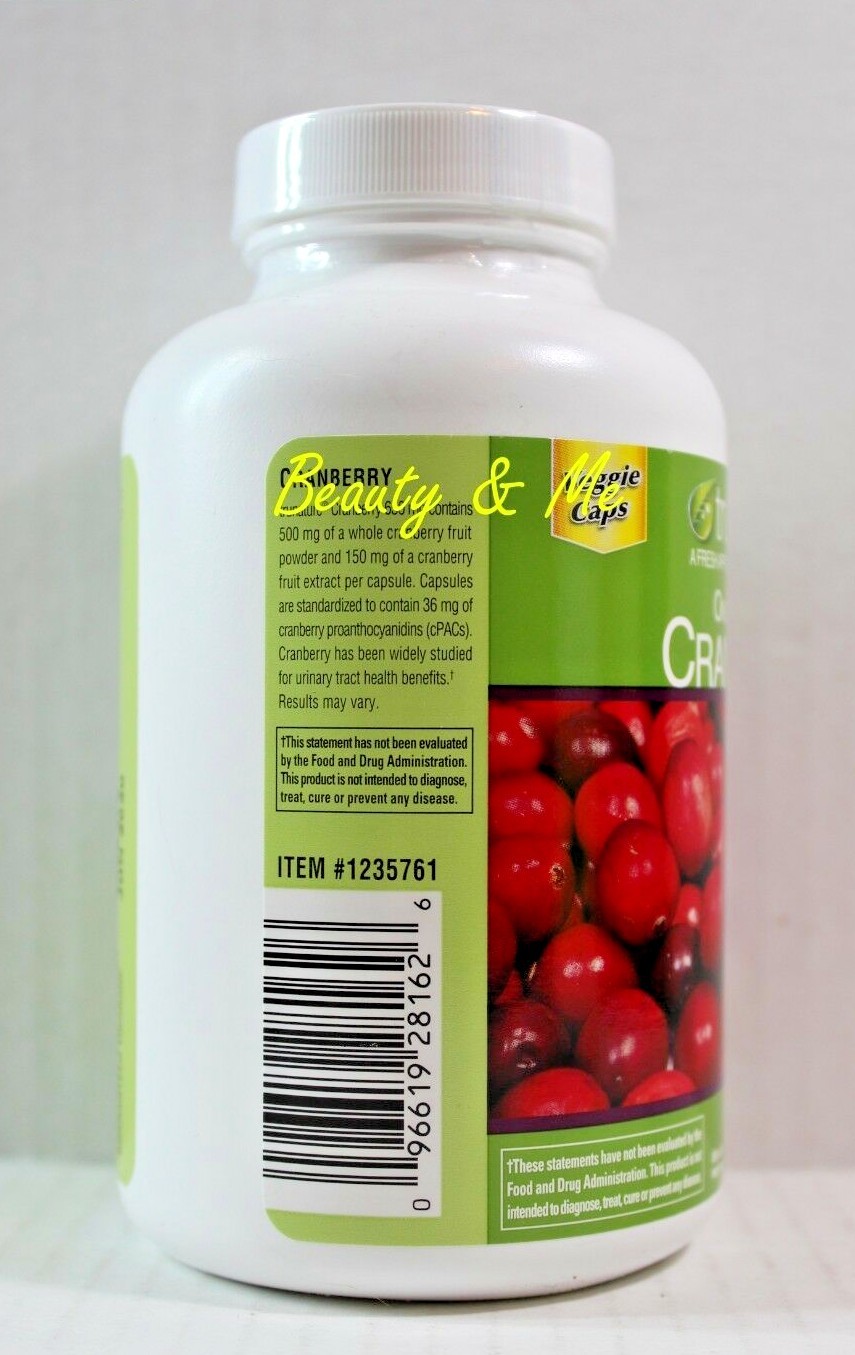 trunature CRANBERRY 650mg, 140 Capsules ** Maintain Healthy Urinary Tract **