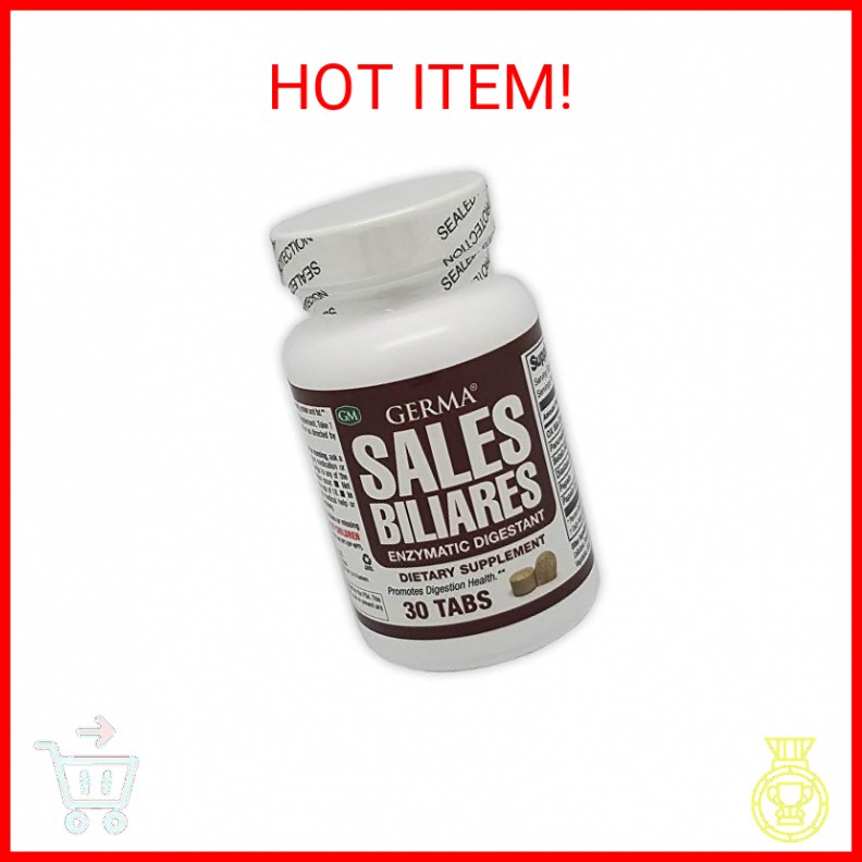 Germa Bile Salts Natural Dietary Supplement, for Liver Support / Sales Biliares