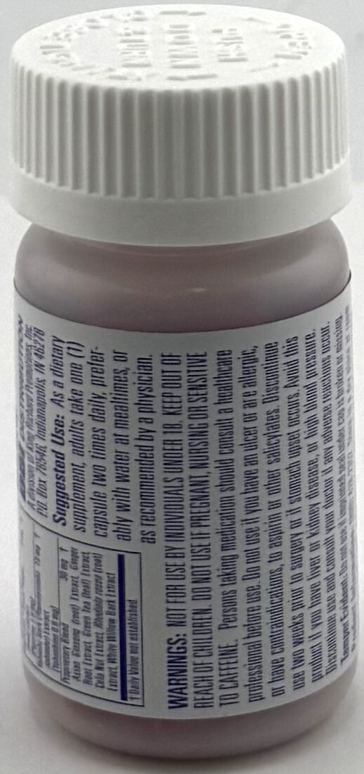 12-30ct BOTTLES MINI THIN 25/50 EF ENERGY BOOSTER ( 360 ) PILLS