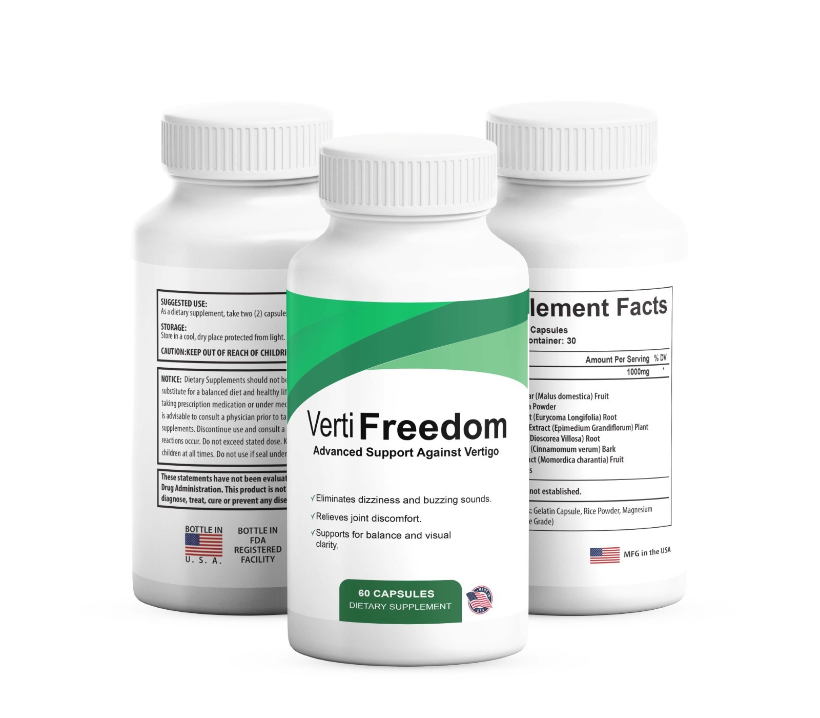 (1 Pack) Verti Freedom Advanced Support for Daily Wellness, VertiFreedom Pills