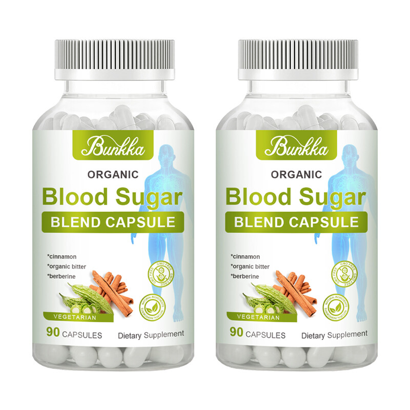 2 Packs Blood Sugar Support Supplement 800mg Berberine Cinnamon Complex 180 Caps
