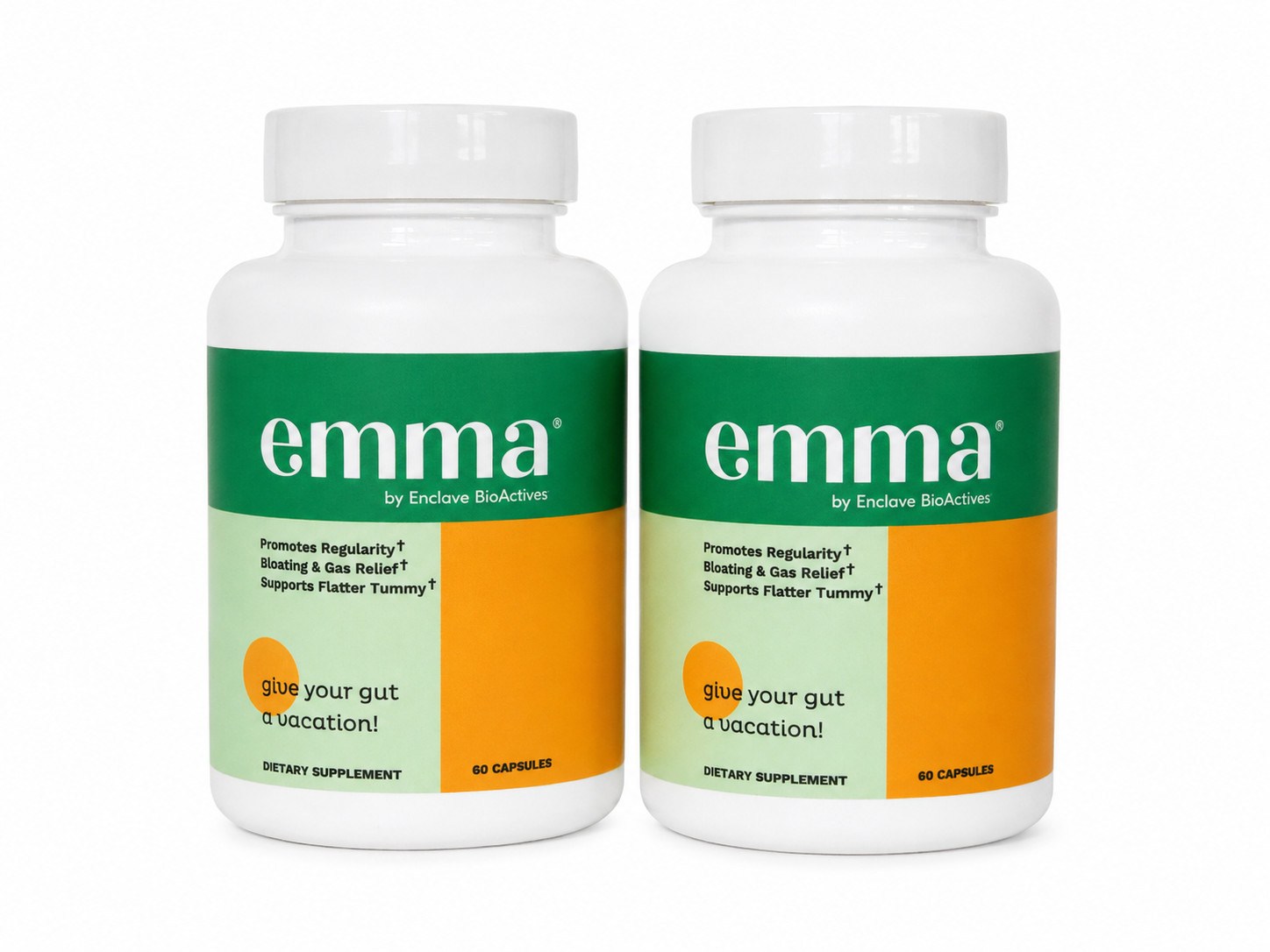 Emma by Enclave BioActives a botanical dietary supplement for bloating,gas Qty 2
