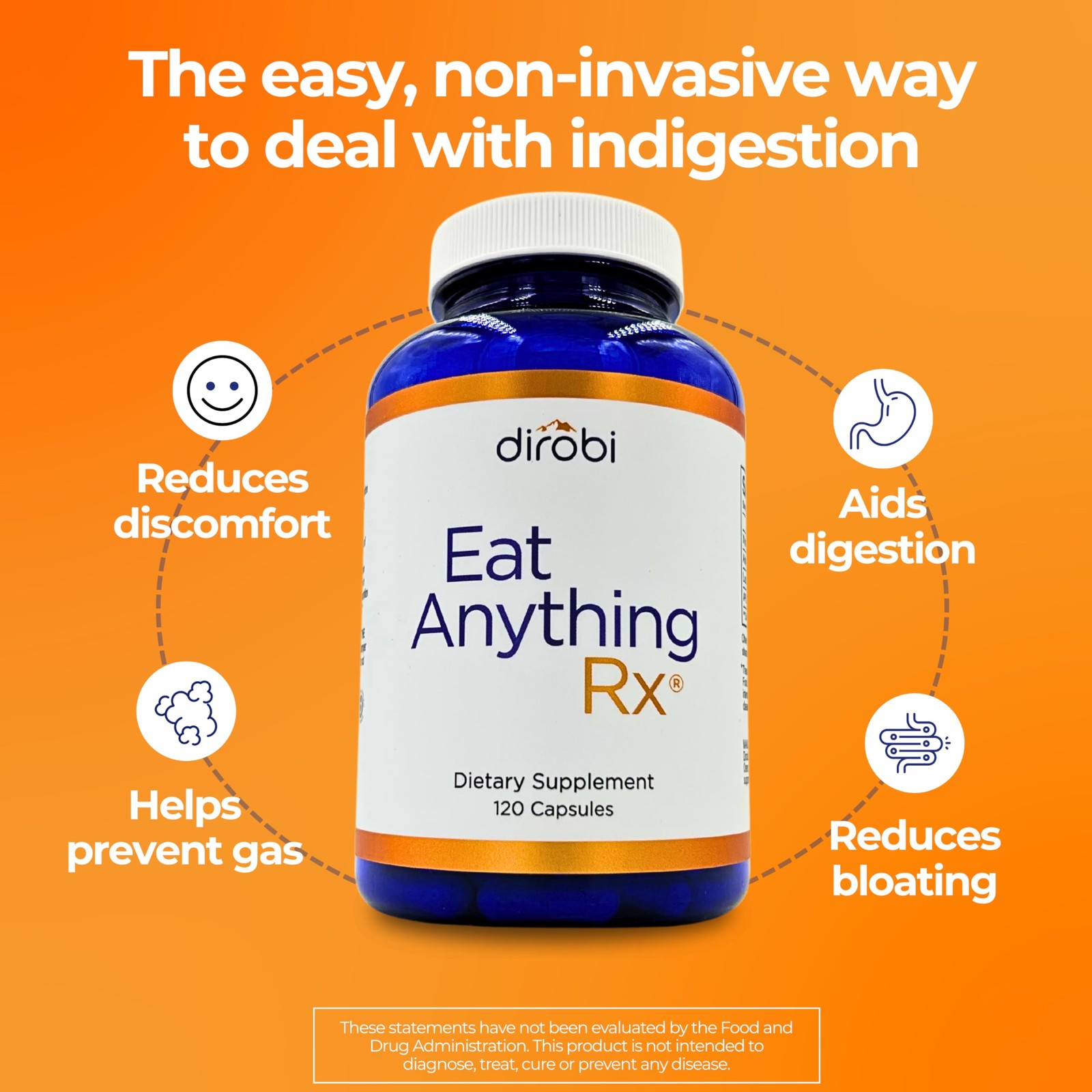 Dirobi Eat Anything Xylose Isomerase Enzyme Fructose Malabsorption FODMAP Gas