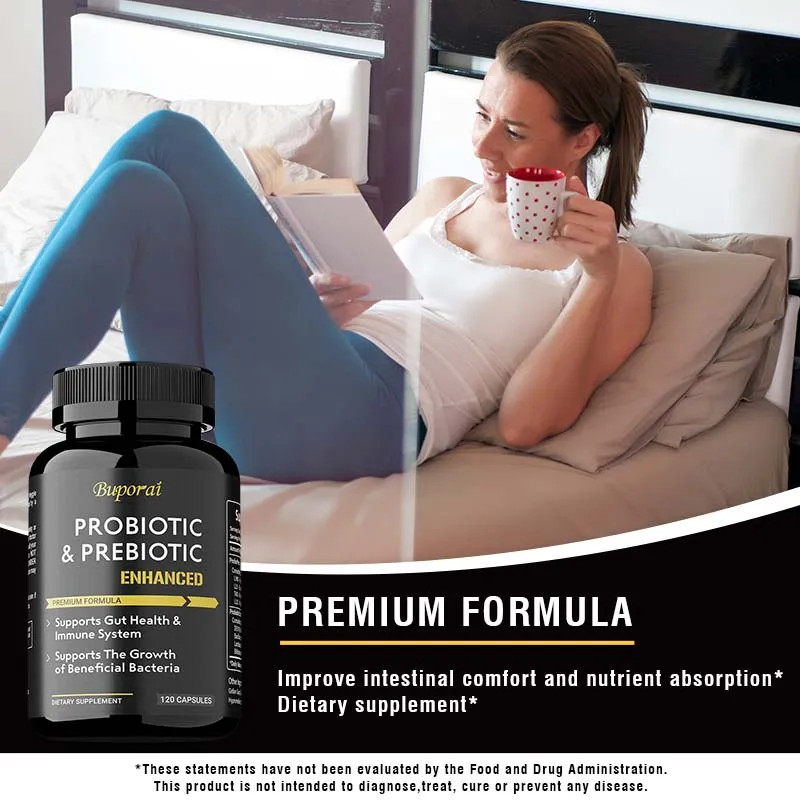 Probiotics & Prebiotics 120pcs – Balance Stomach Acid, Digestion and Gut Health
