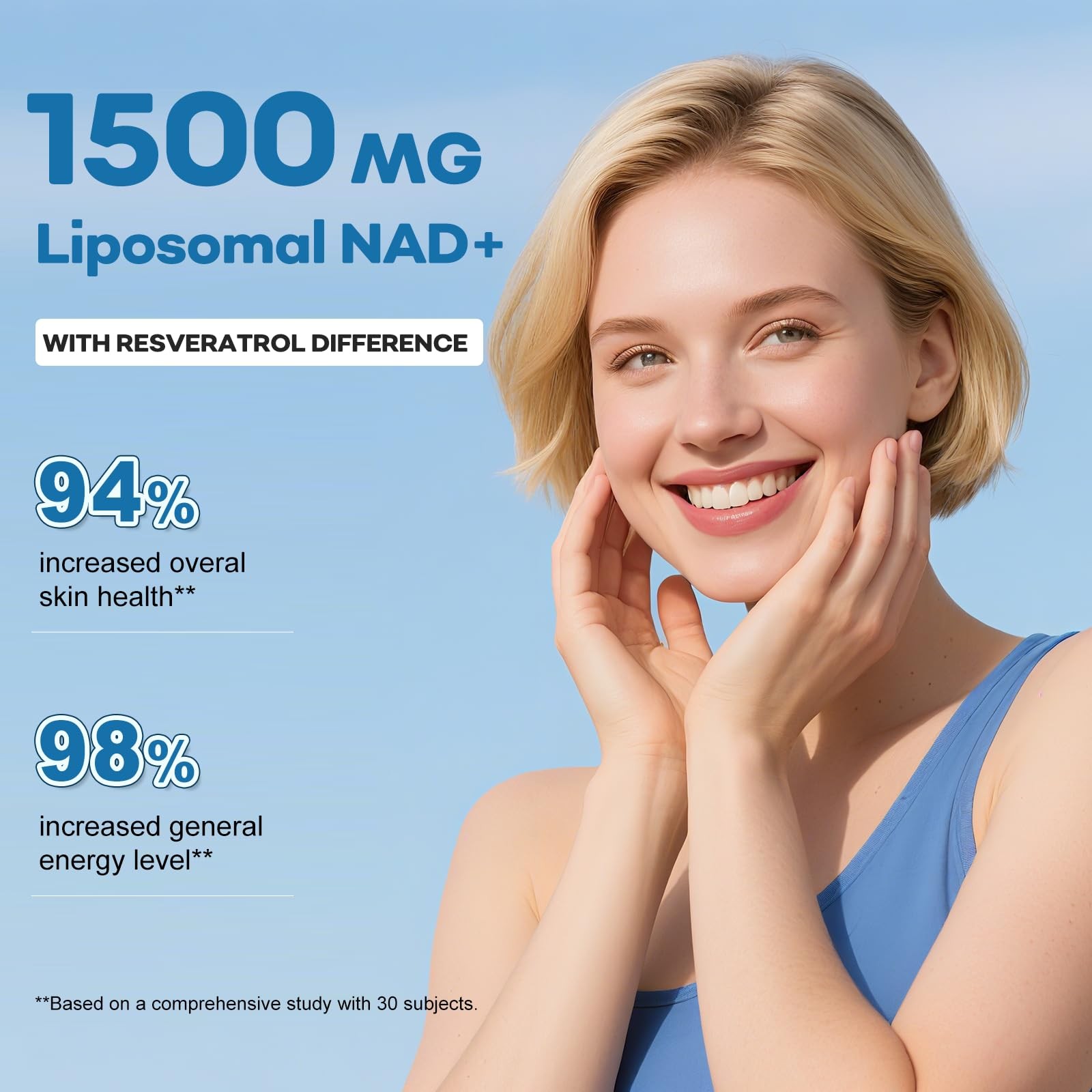 Beword Liposomal Nad 2000 Mg 180 Capsules 4-In-1 Formula Liposomal Nad
