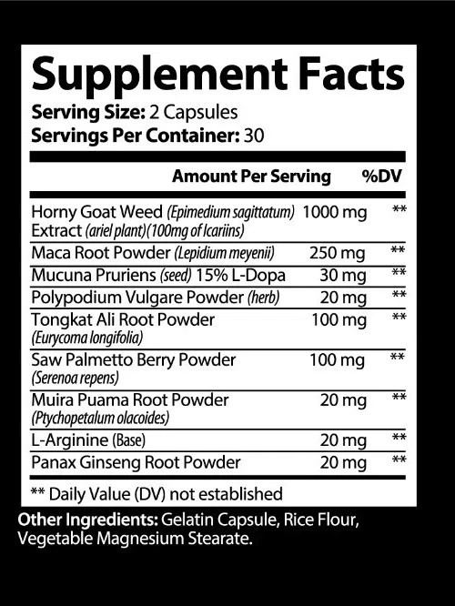 Testosterone Booster for Men–Stamina, Energy & Performance Support 60 Caps FS