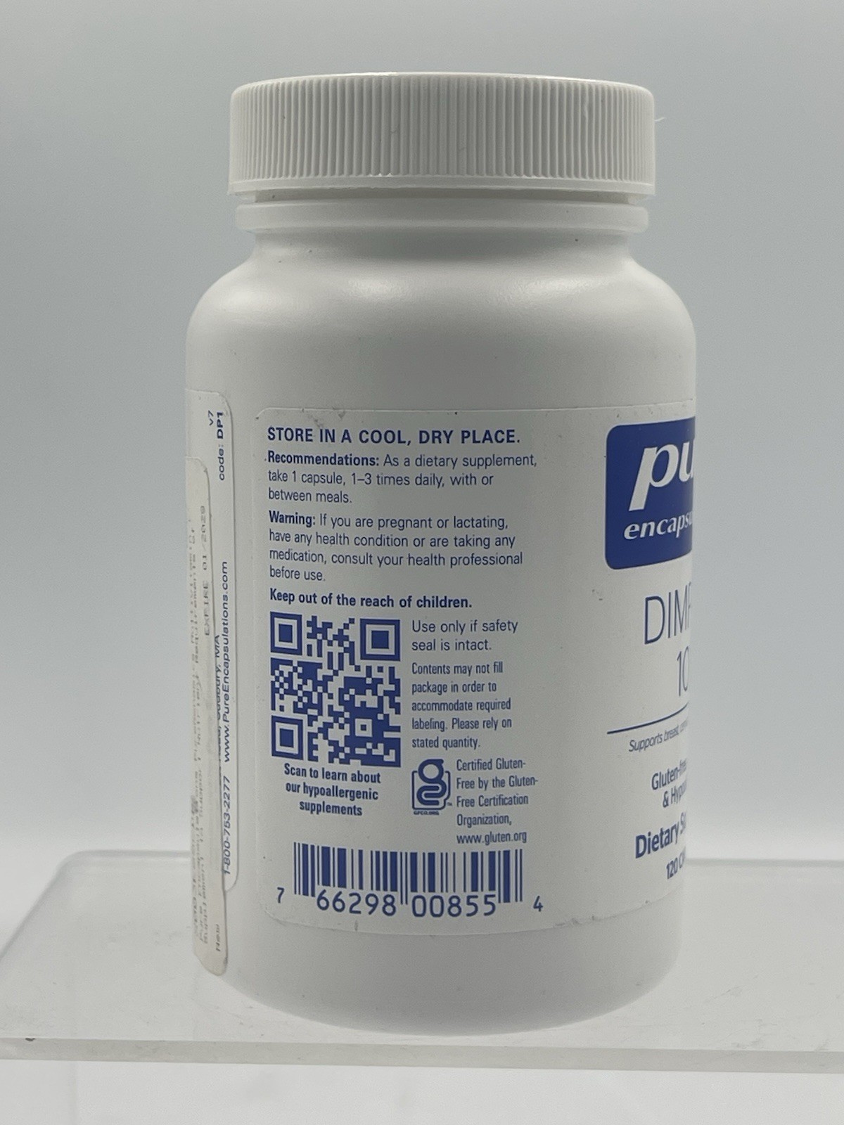Pure DIMPRO 100 120 Capsules Hypoallergenic Gluten-Free EXP 01/2028