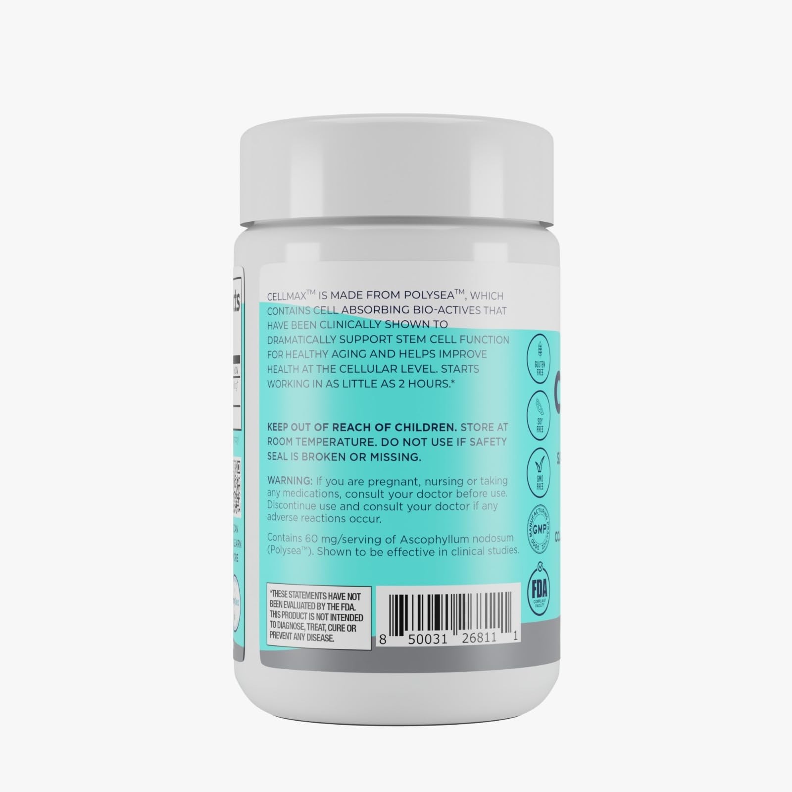 Omax3 Cellmax Healthy Aging Cellular Antioxidant Formula Polysea Seaweed