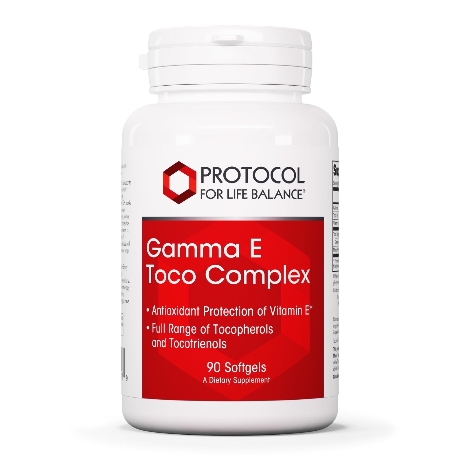 Protocol for Life Gamma E Toco Complex 300mg Vitamin E Antioxidant 90 Caps