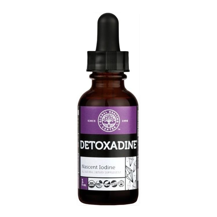 Global Healing Detoxadine, Organic Nascent Iodine Supplement For Thyroid Support