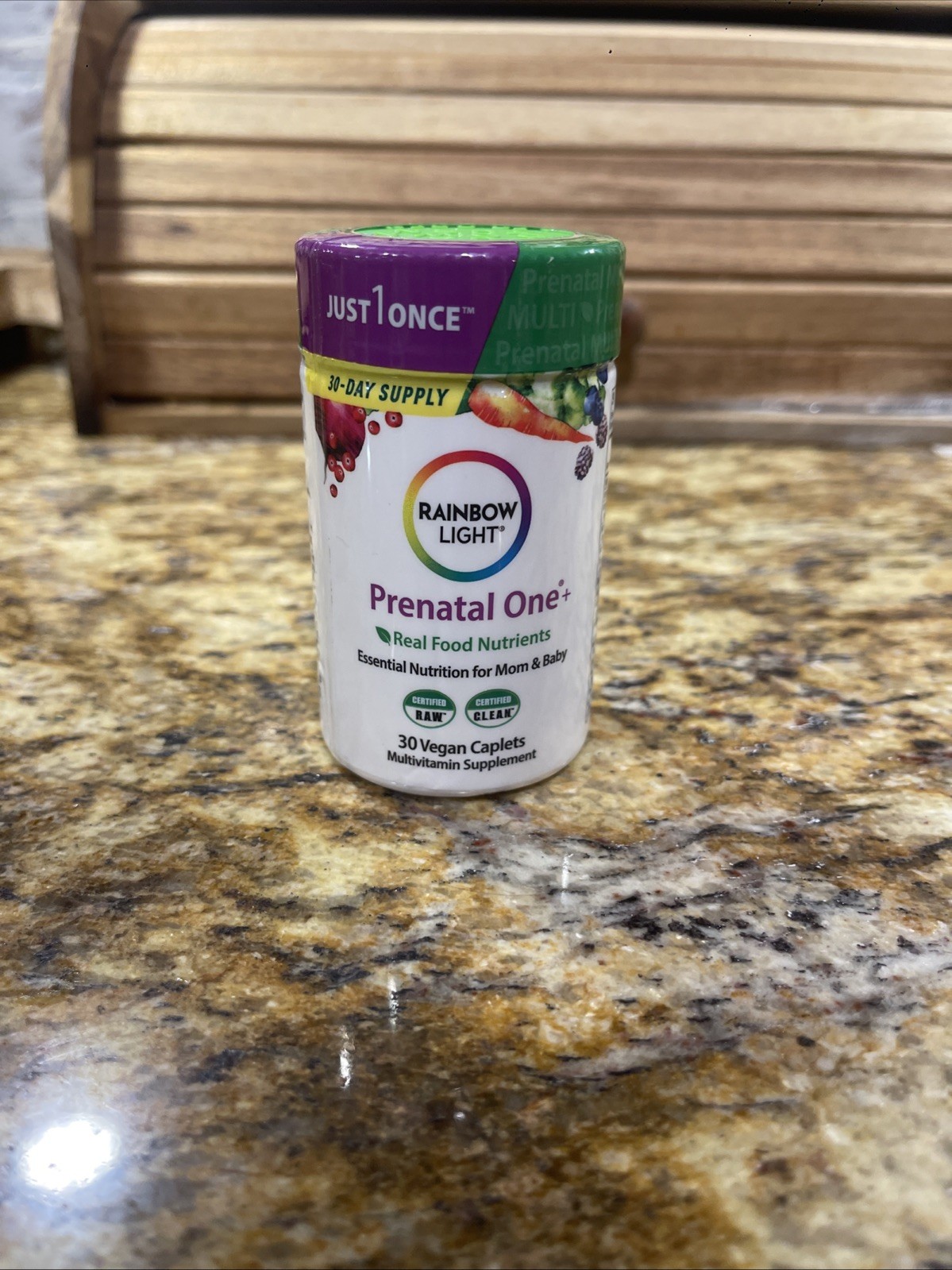 Rainbow Light Prenatal Multivitamin One + for 30 Count (Pack of 1), Green
