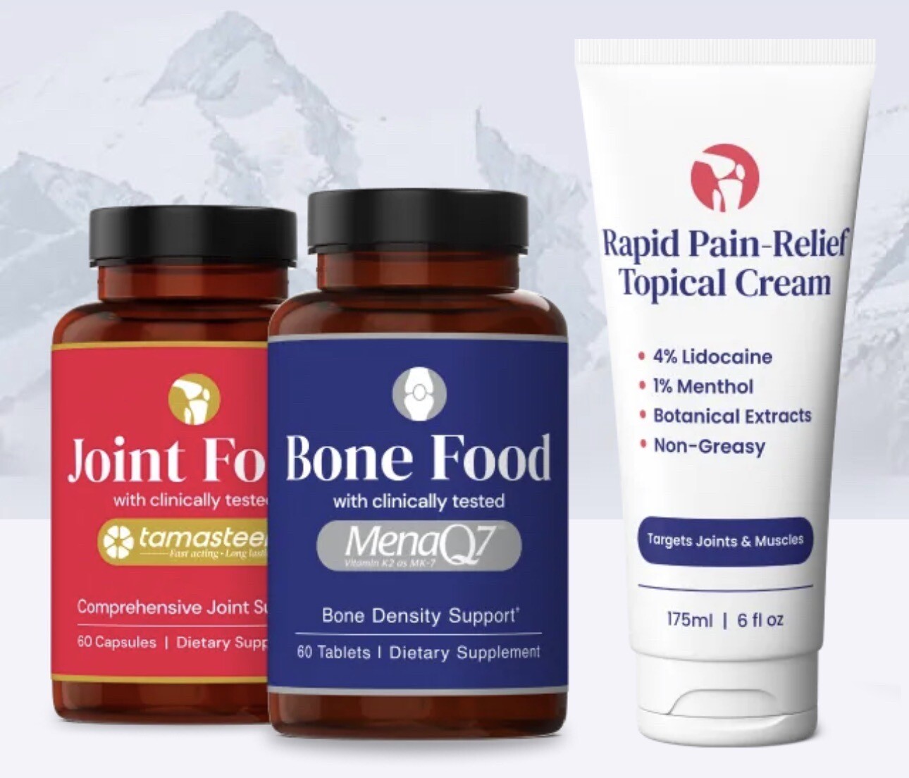 Complete Joint Nutrition, JOINT FOOD with Tamasteen. 10 Nutritional Ingredients