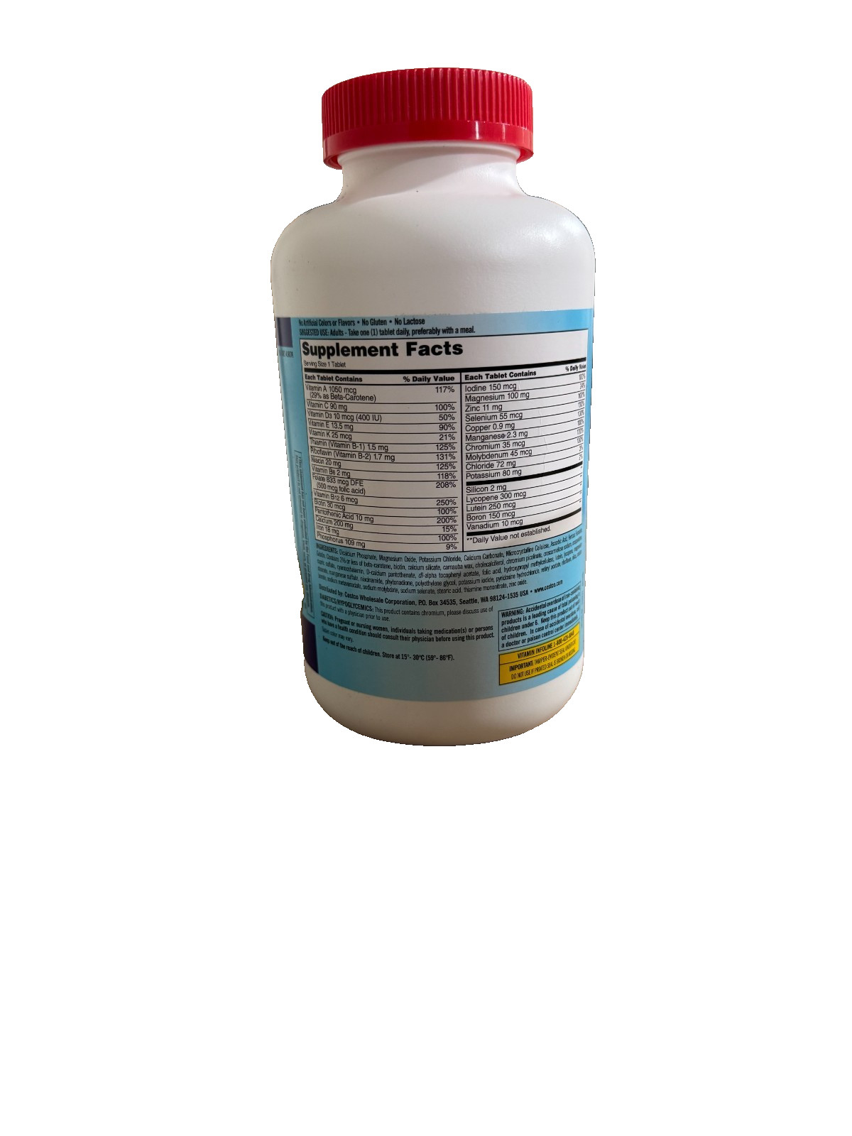 Kirkland Signature Daily Multi, 500 Tablets 05/2027