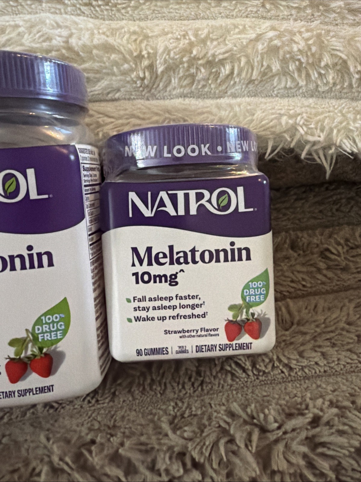 Natrol Melatonin Lot 10mg Sleep Aid Gummies – Strawberry – 140/90/90 – 05/27+