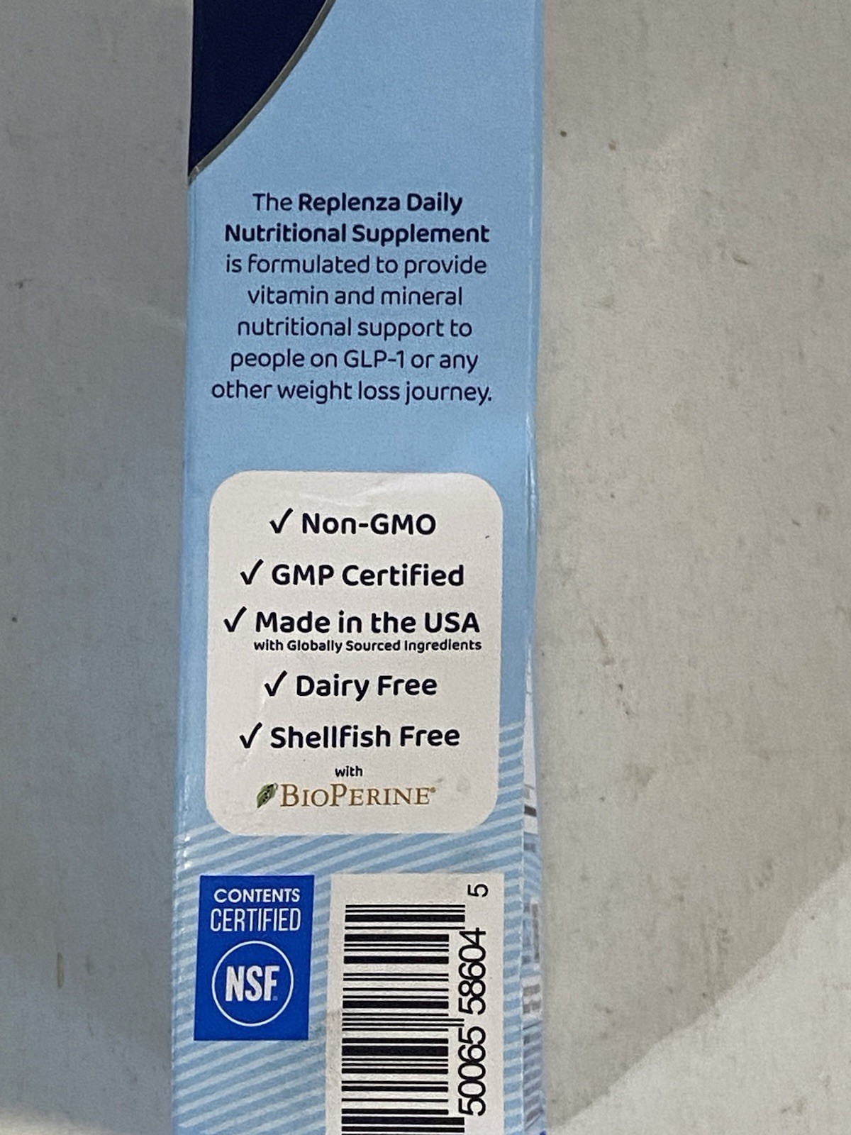 4 Replenza Daily Nutritional Glp-1 Supplement 60ct Exp 08/26+ Fast Free Shipping