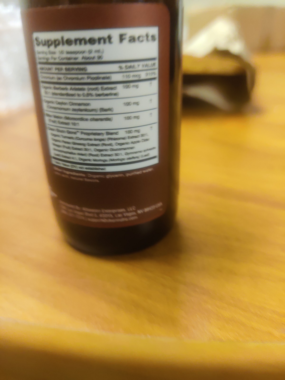 Clean Nutra Gluco Gone Drops 2oz Berberine Ceylon Cinnamon Chromium Exp 08/2027