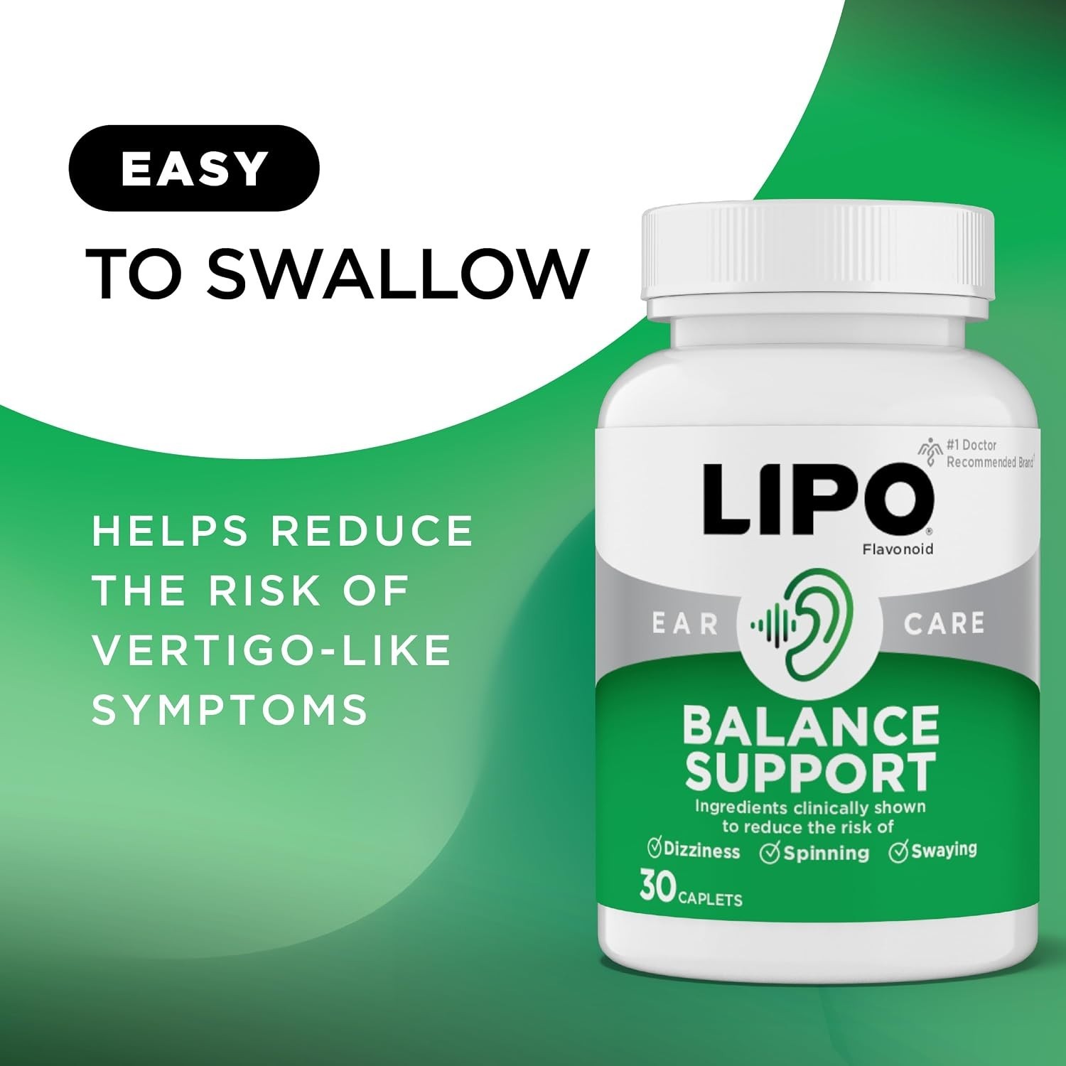 LIPO Balance Support – Daily Inner Ear & Balance Formula