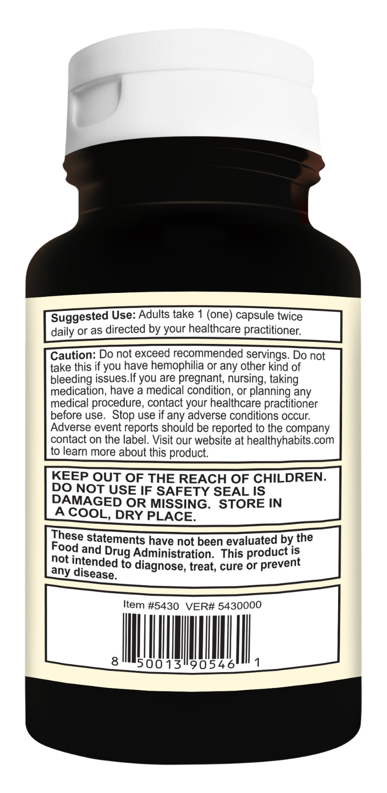 Healthy Habits Nattokinase NSP-2 – Bottle 60 Veg Capsules