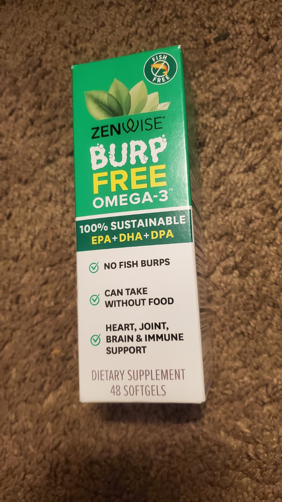 Zenwise Health Vegan Omega 3 Supplement – Fish Oil Alternative