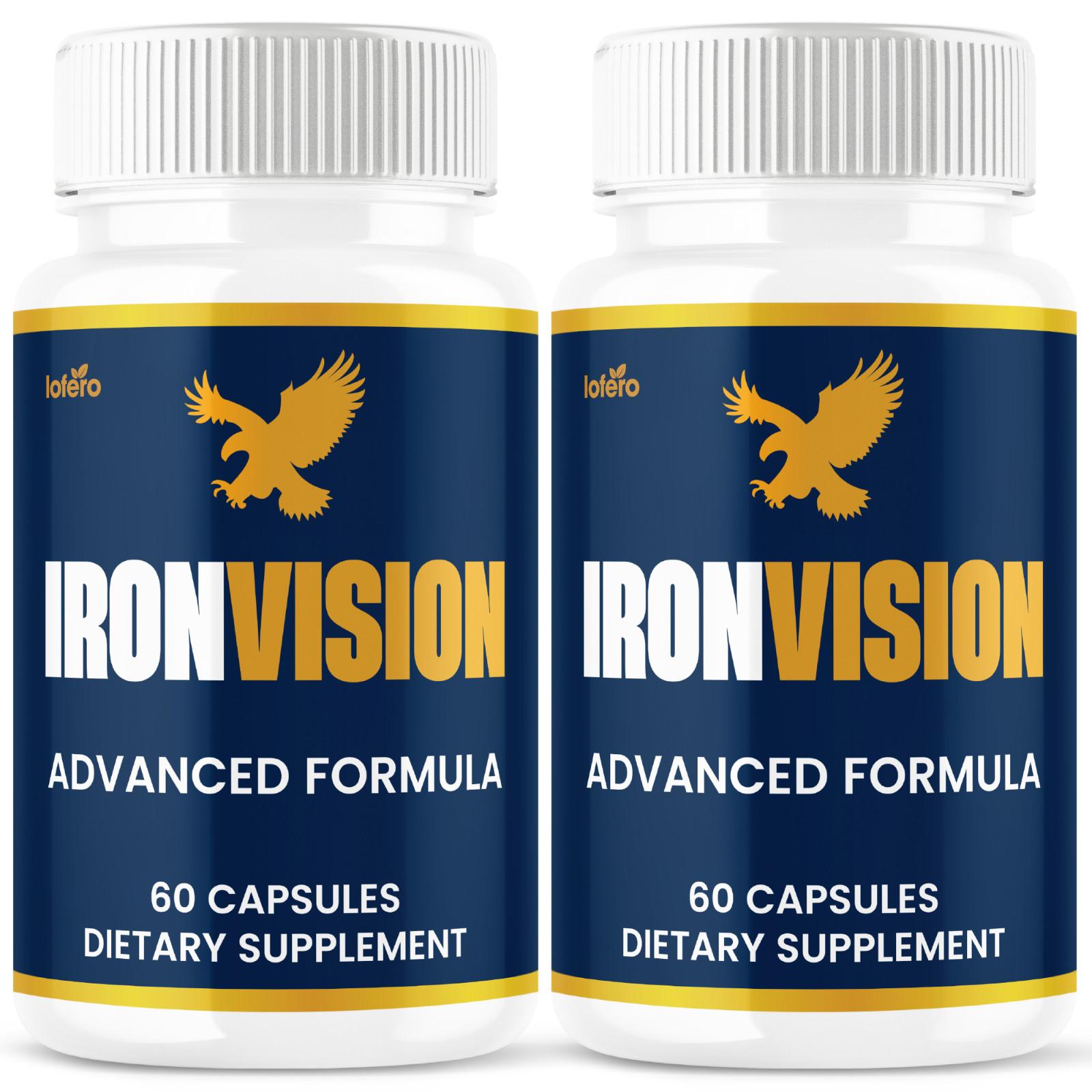 (3 Pack) Iron Vision Support Pills IronVision Healthy Eye Supplement (180ct)