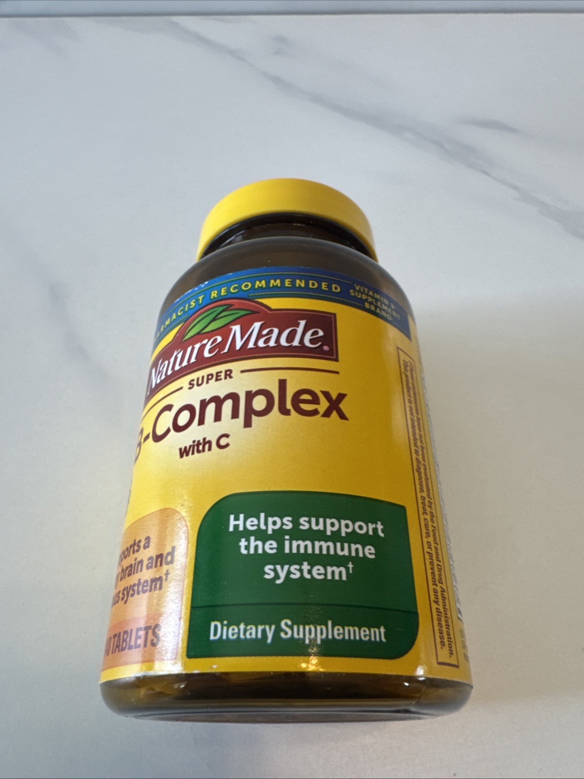 Nature Made Super B-Complex with C Dietary Supplement 140 Tablets Exp 10/2027