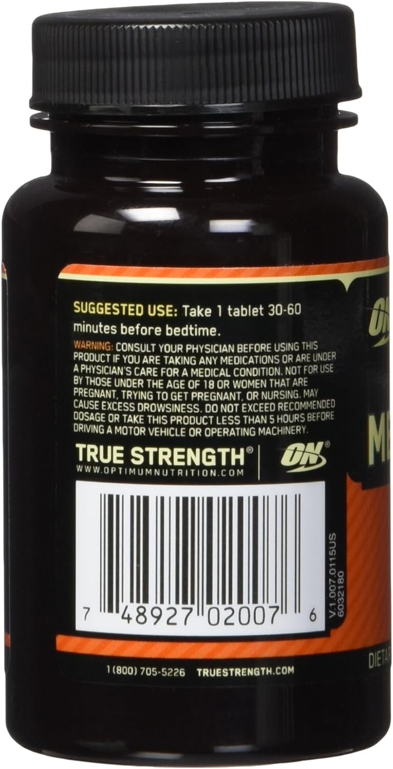 Optimum Nutrition | Melatonin 3mg – Sleep Support Supplement | 100 Tablets