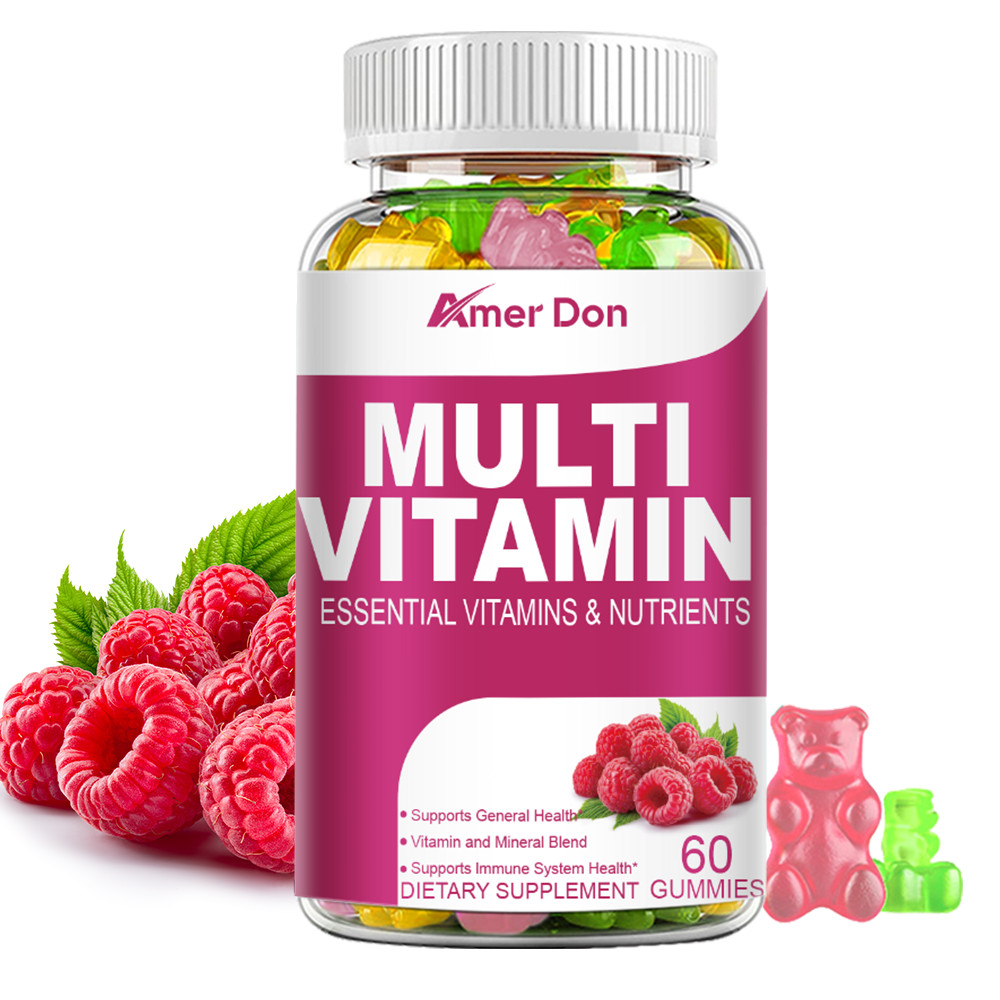60 Fruits & Veggies Multi-Vitamin Gummies Dietary Supplement Immune Support US