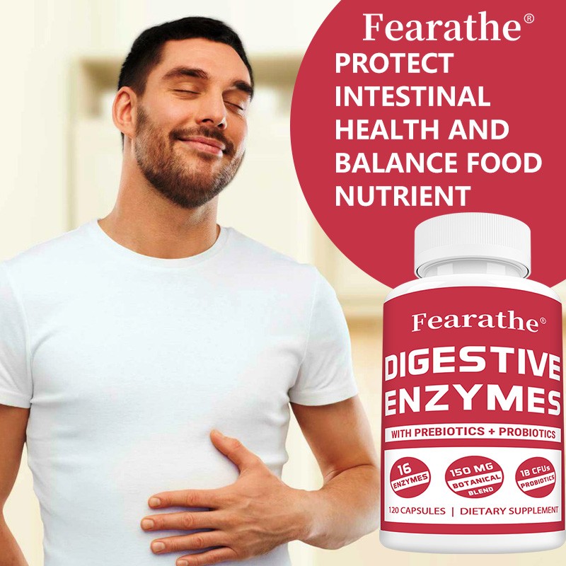 Gut Health Supplements Digestive Enzymes 120 Capsules Digestive System Health