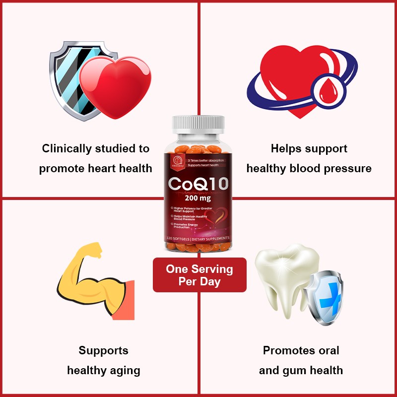 CoQ10 100mg, 120 Capsules, Vegetarian Capsules, Non-GMO