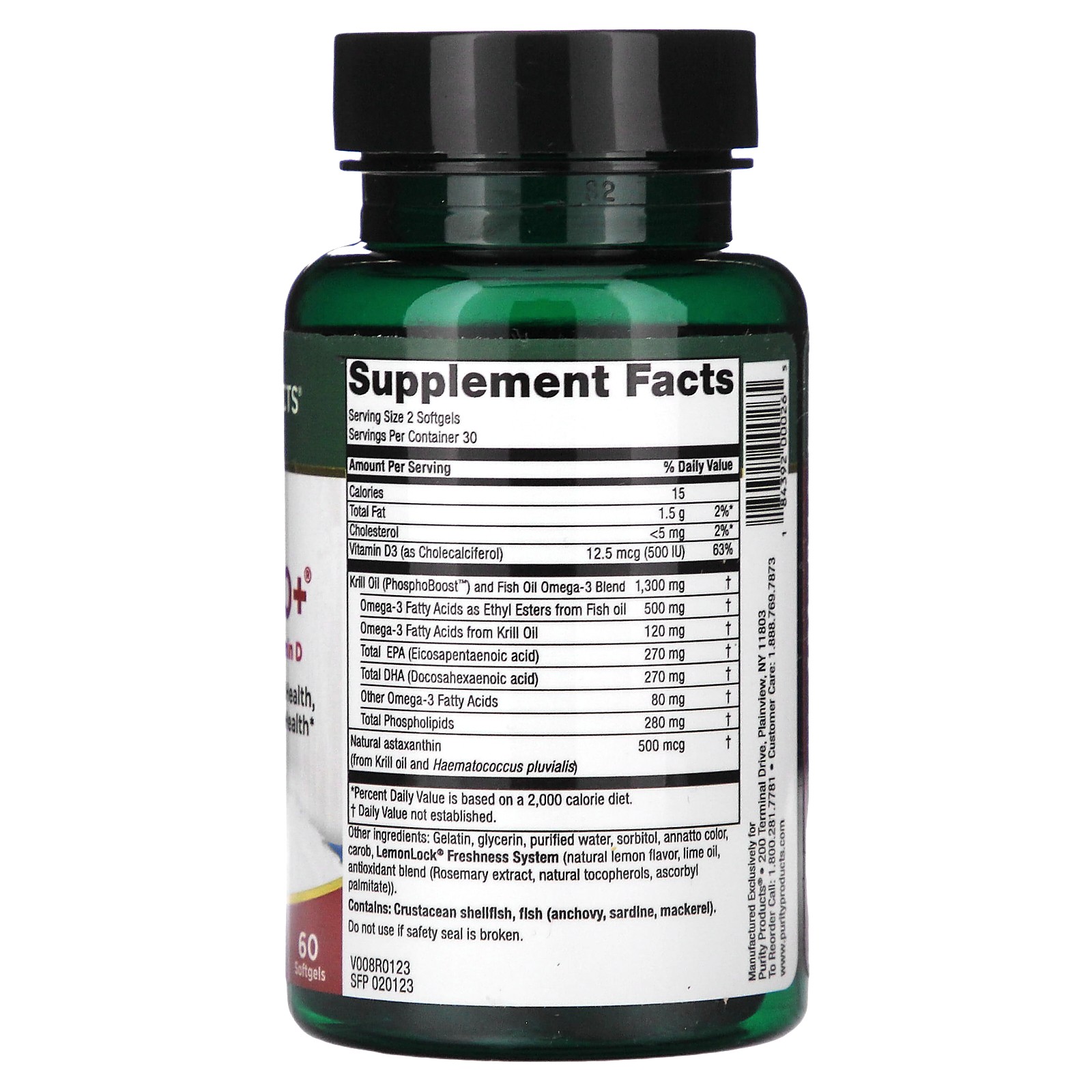 Krill Omega 50+, 60 Softgels