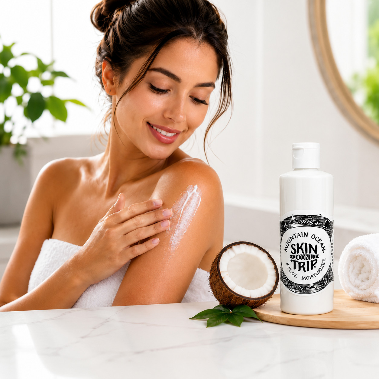 2 Pack Mountain Ocean Skin Trip Coconut Moisturizer 8 oz Lotion
