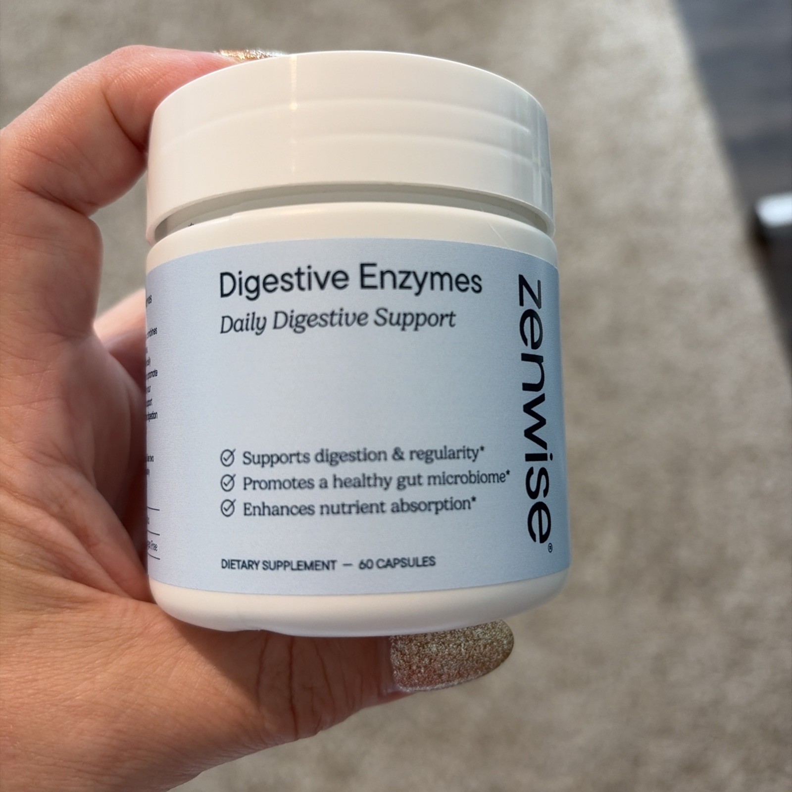 Zenwise Digestive Enzymes Daily Digestive Support 60 Capsules