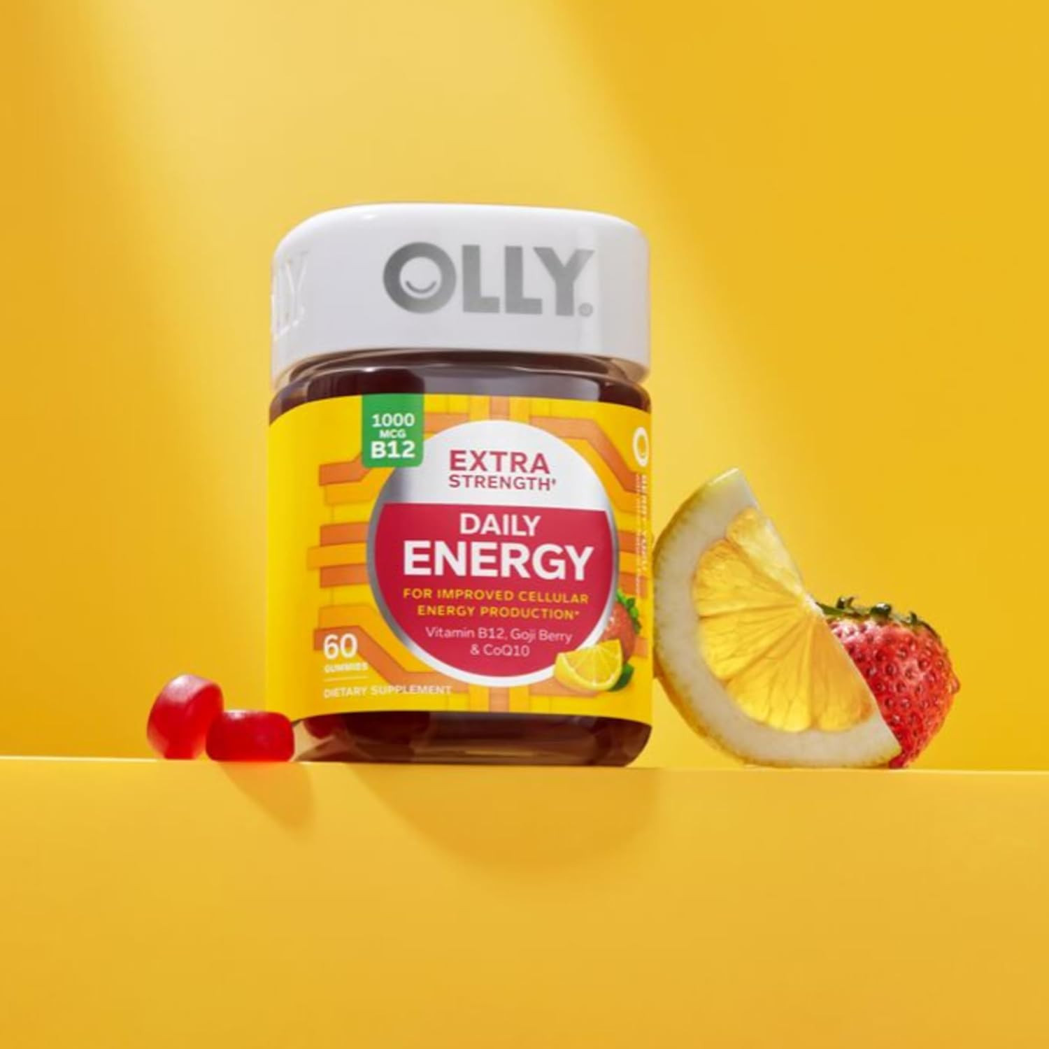 Extra Strength Daily Energy Gummy, Caffeine Free Cellular Energy Production,* 10