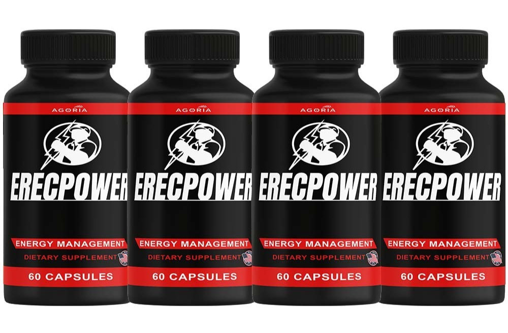 Erecpower Energy Management Multivitamin Health Supplement (240 Capsules) 4-Pack
