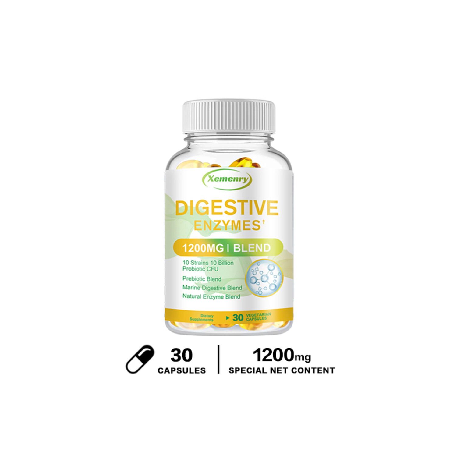 Digestive Enzymes – W/ Prebiotic & Probiotics,Gas,Constipation & Bloating Relief