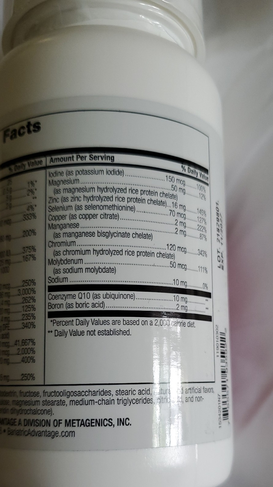 Bariatric Advantage Chewable Advanced Multi EA – Mixed Fruit – 60 Tablets