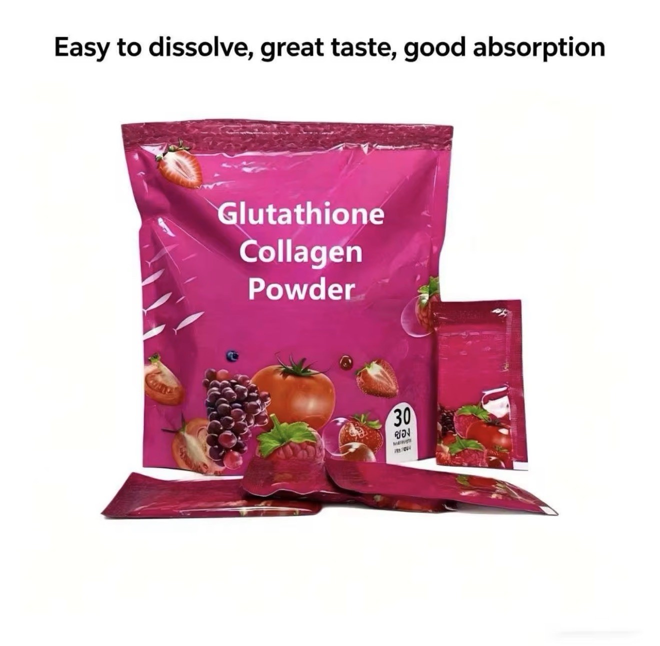 Glutathione Collagen Powder 30 Sachets Beauty Skin Whitening Collagen
