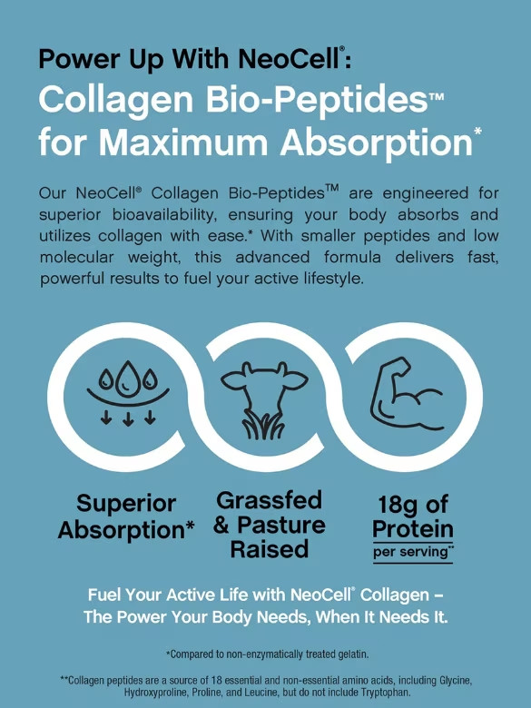 Collagen Bio-Peptides Grassfed Protein, Unflavored – 28 Servings – 20 oz (567 g）