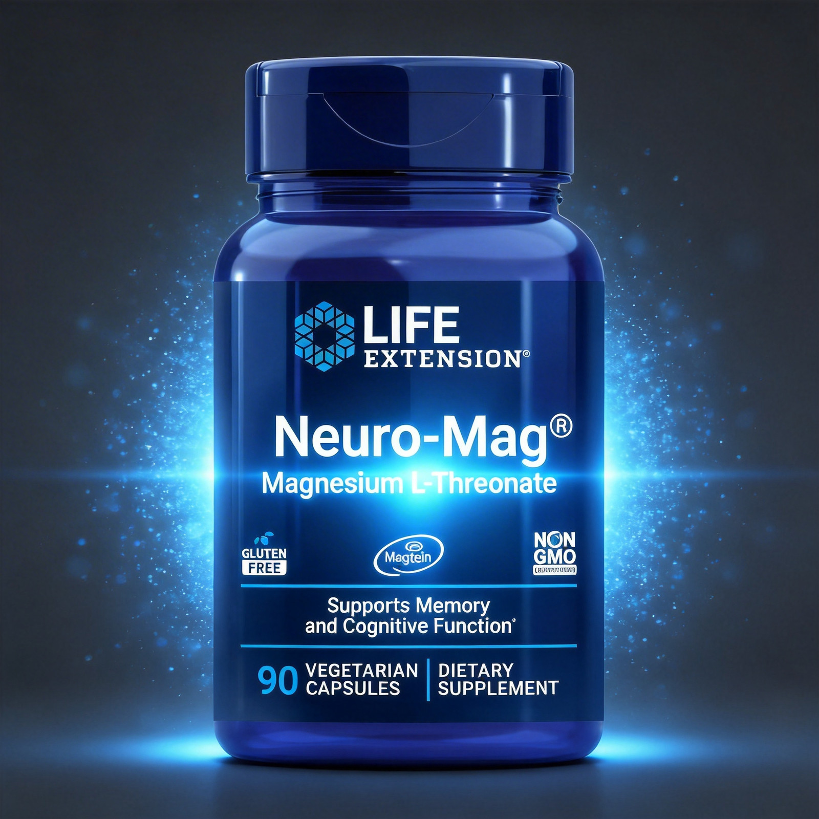 3/2 PACK Neuro-Mag Magnesium L-Threonate from 2000 mg Magtein – Life Extension