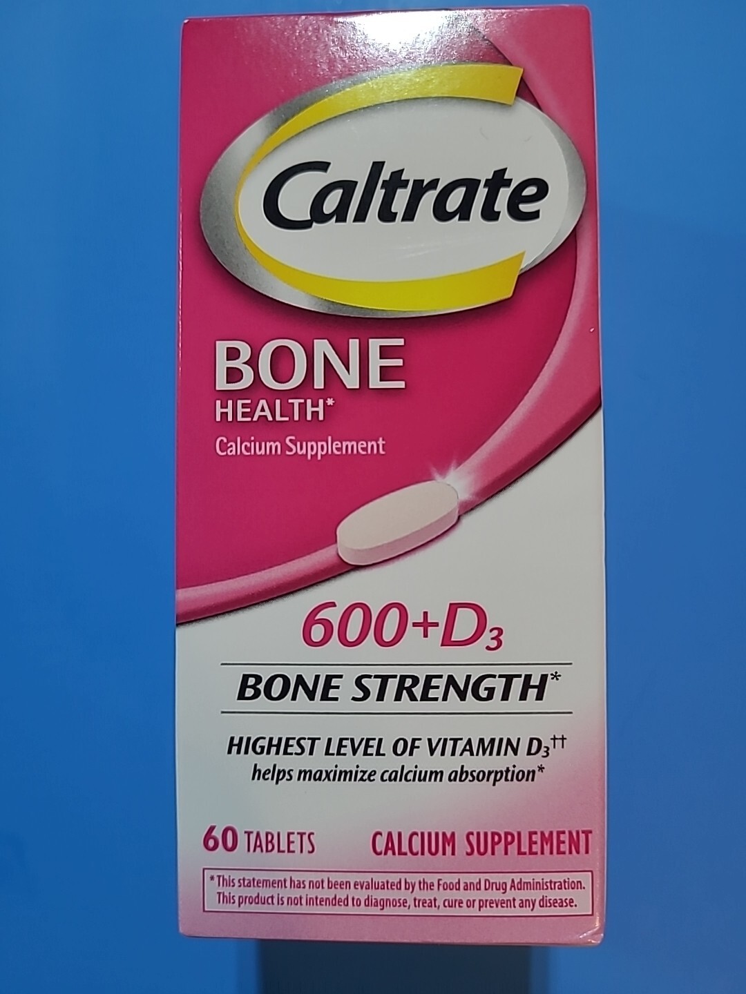 Caltrate Bone Health 600 + D3 Calcium Supplement Tablets FACTORY SEALED 12/2025