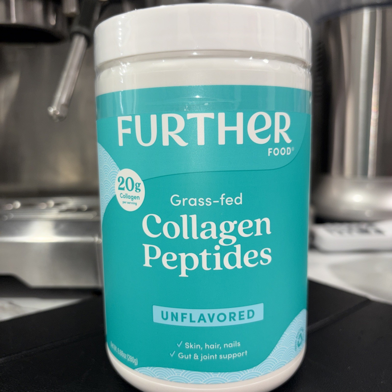 Further Food Unflavored Collagen Peptides 9.88oz No Color 1 pack new