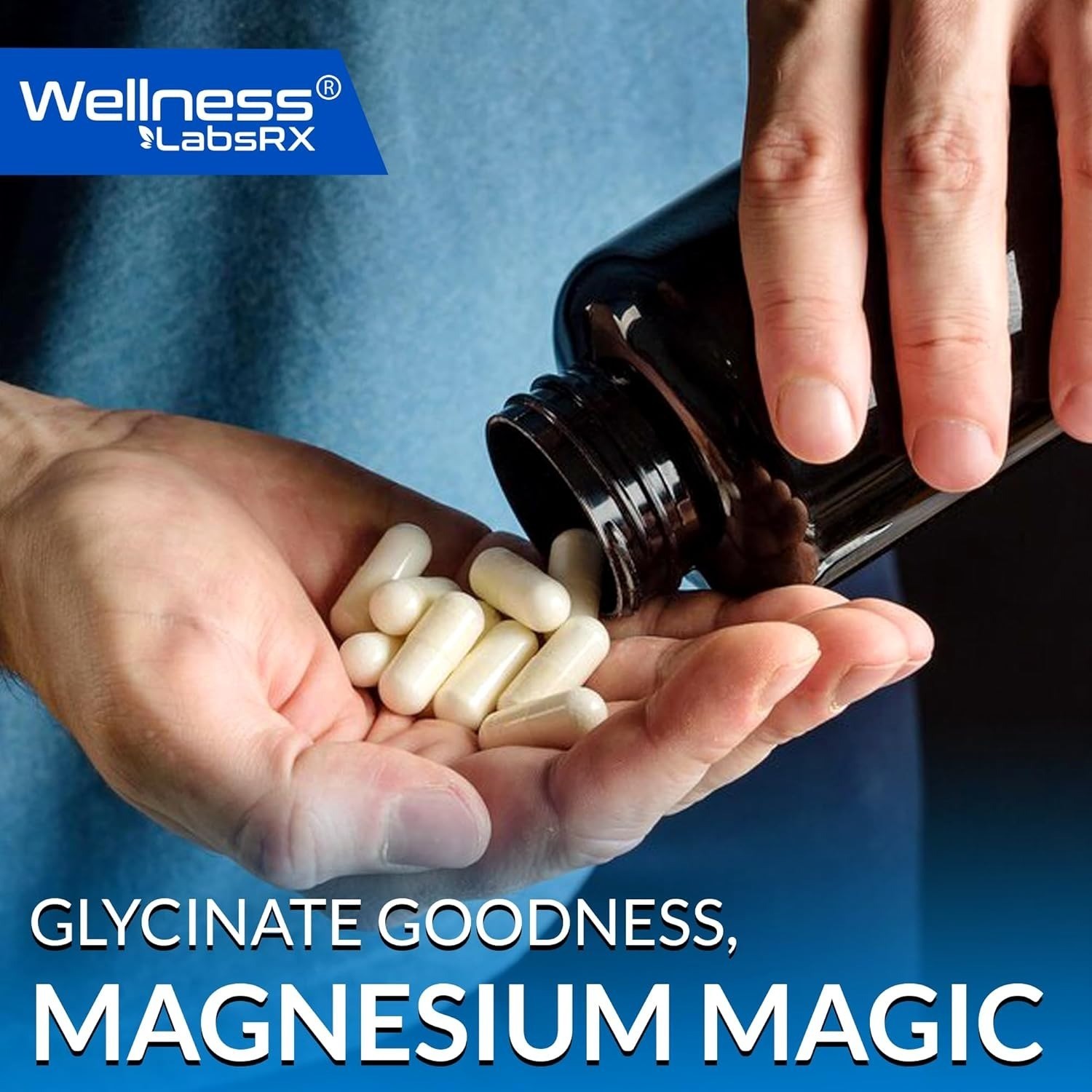 Magnesium Glycinate 750mg | 120 Capsules | High-Absorption-Sleep-Support